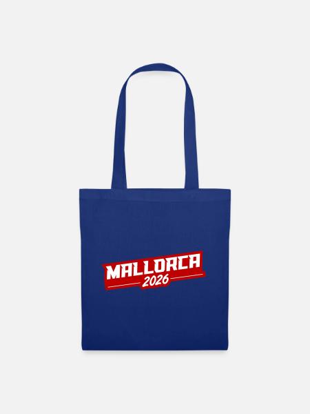 Mallorca 2026 - Stoffbeutel - Royalblau