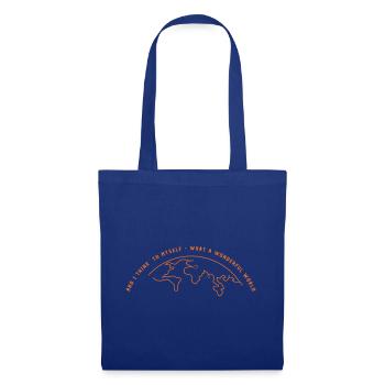 for a wonderful - Stoffbeutel - Royalblau - Vorne