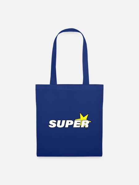 SUPER STAR - Stoffbeutel - Royalblau
