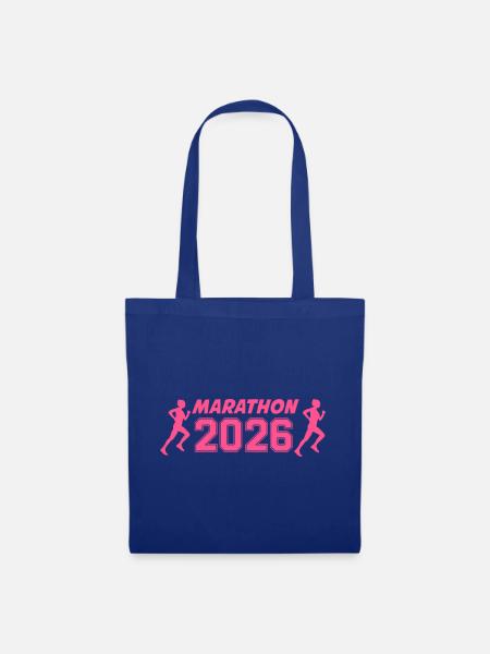 Marathon 2026 - Stoffbeutel - Royalblau