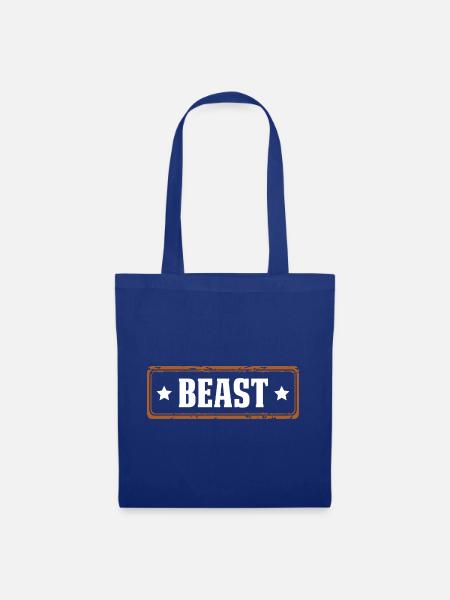 Beast - Stoffbeutel - Royalblau