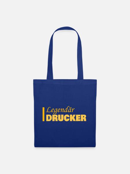Geschenk für Drucker - Stoffbeutel - Royalblau