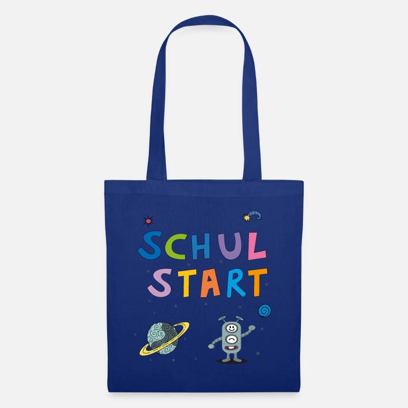 Schulstart Schulkind - Stoffbeutel - Royalblau