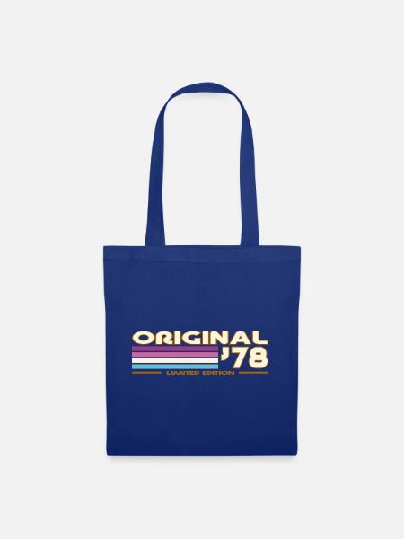 1978 - Stoffbeutel - Royalblau
