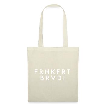 FRNKFRT BRVDI - FRANKFURT BRUDI - Stoffbeutel - Natur - Vorne