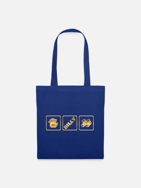 Billy als Geburt - Stoffbeutel - Royalblau