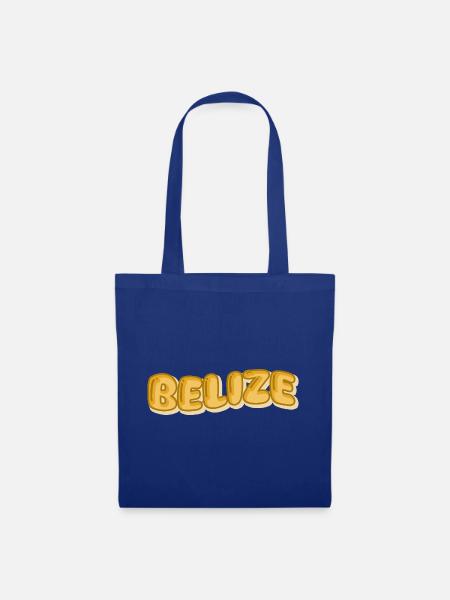 Comic Belize - Stoffbeutel - Royalblau