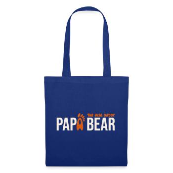 Papa Bear: El Real Papá - Stoffbeutel - Royalblau - Vorne