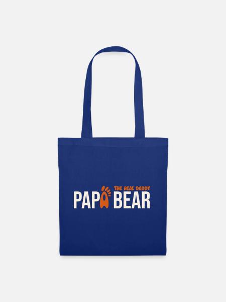 Papa Bear: El Real Papá - Stoffbeutel - Royalblau