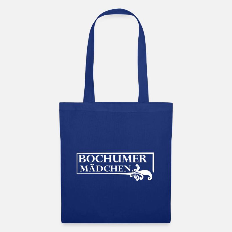 Bochumer Mädchen - Stoffbeutel - Royalblau