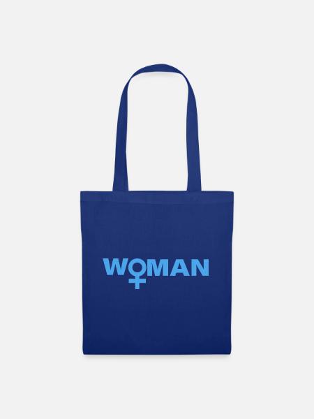 WOMAN - Stoffbeutel - Royalblau