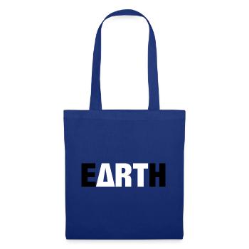 Earth is Art - Sac en tissu - bleu royal - Devant