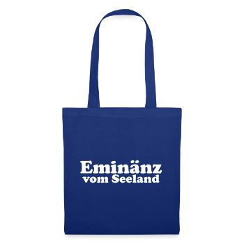 Eminenz vom Seeland - Stoffbeutel - Royalblau - Vorne