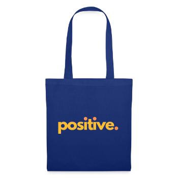 positive.04 - Tote Bag - royal blue - Front