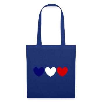 Maillot de supporters français pour les fans français - Sac en tissu - bleu royal - Devant