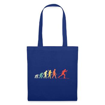 Langlauf Evolution Skilanglauf Für Ski Langläufer - Stoffbeutel - Royalblau - Vorne