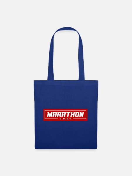 Marathon 2026 - Stoffbeutel - Royalblau