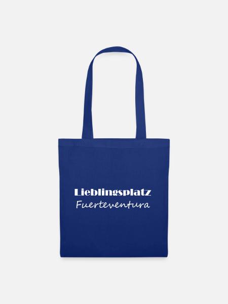 Lieblingsplatz Fuerteventura - Stoffbeutel - Royalblau