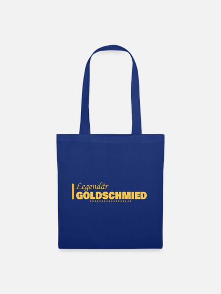 Geschenk für Goldschmied - Stoffbeutel - Royalblau