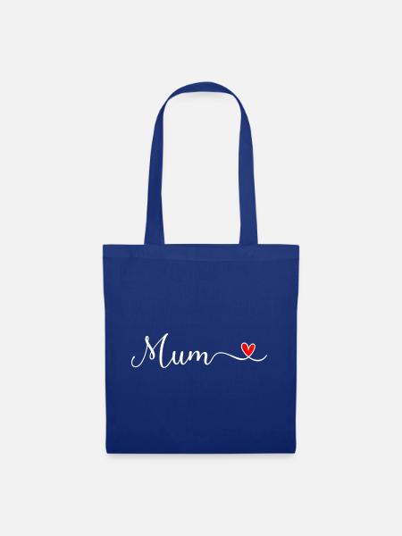 Mum - Stoffbeutel - Royalblau