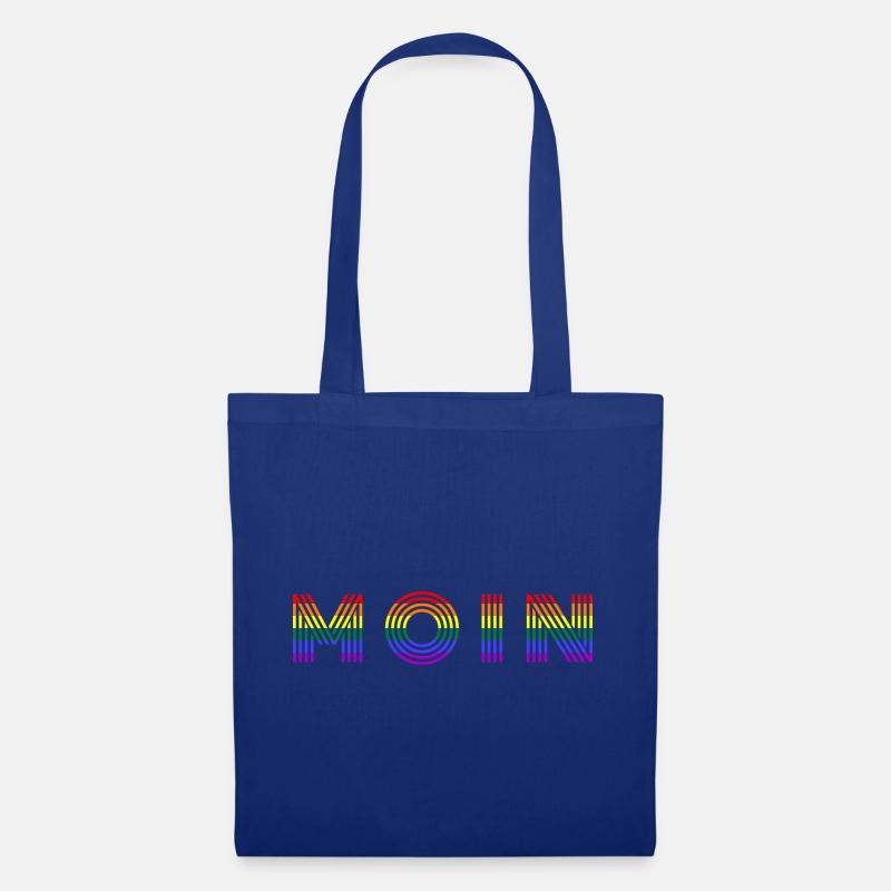 MOIN Regenbogen - Stoffbeutel - Royalblau