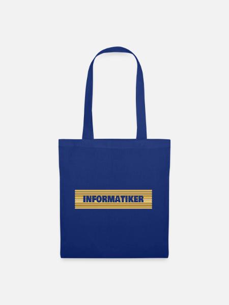 Geschenk für Informatiker - Stoffbeutel - Royalblau