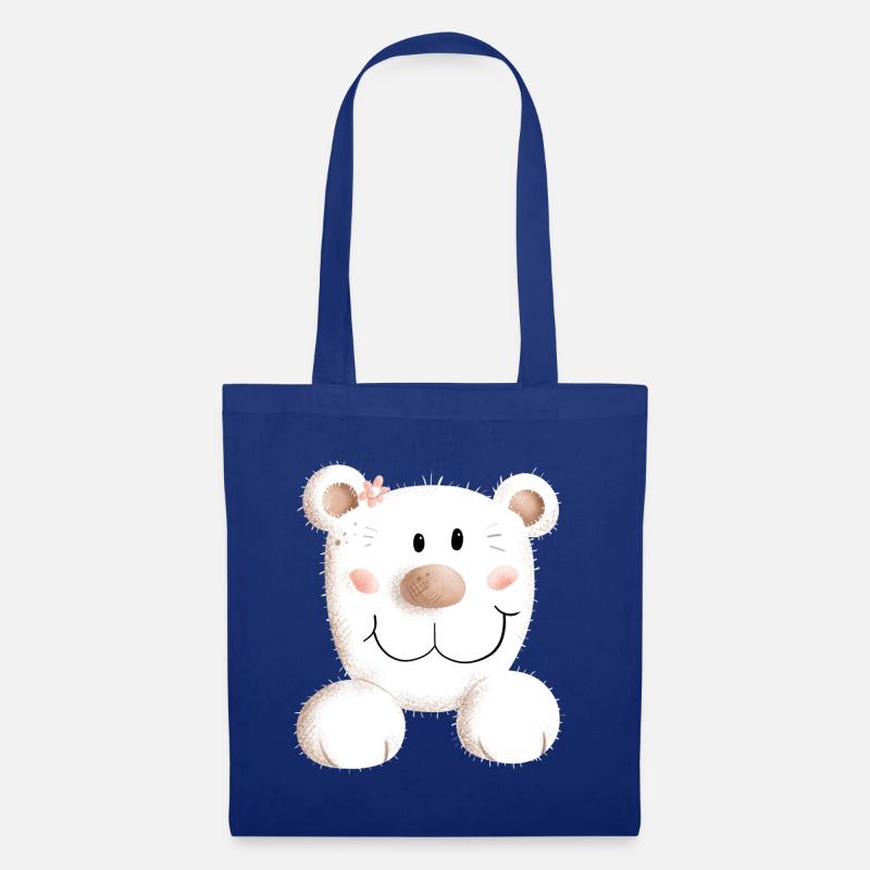 Süßer Bär I Bärchen I Teddy I Teddybär Geschenk - Stoffbeutel - Royalblau