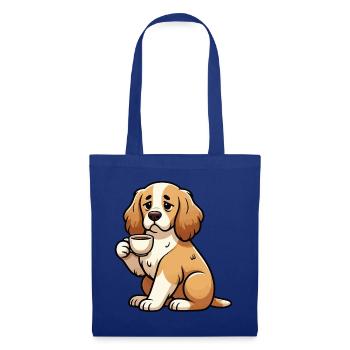 Cocker Spaniel Cockerhund Cocker Spaniel Besitzer - Stoffbeutel - Royalblau - Vorne