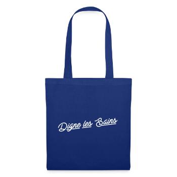 Digne les bains - Sac en tissu - bleu royal - Devant