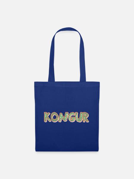 Kongur als Trekking - Stoffbeutel - Royalblau