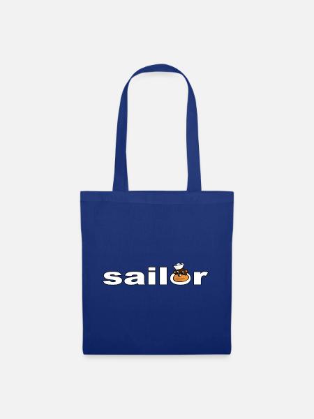 SAILOR - Stoffbeutel - Royalblau