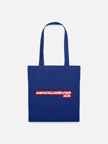 Junggesellenabschied 2026 - Stoffbeutel - Royalblau
