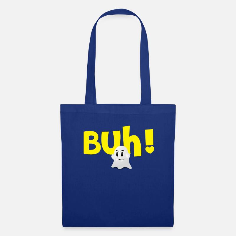 Buh Gespenst - Stoffbeutel - Royalblau