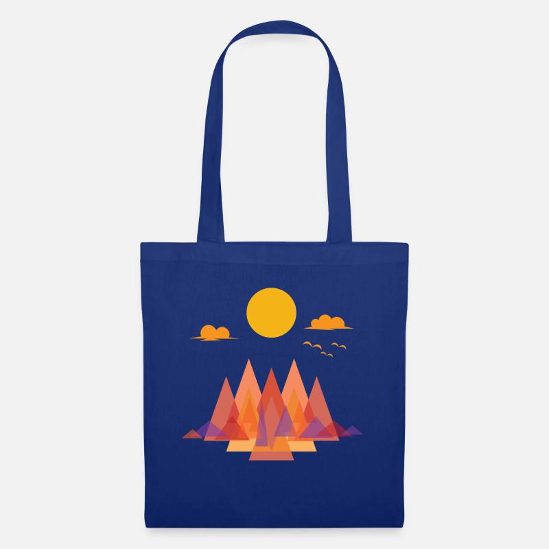 SPRING SUNSET CREATIVE - Sac en tissu - bleu royal