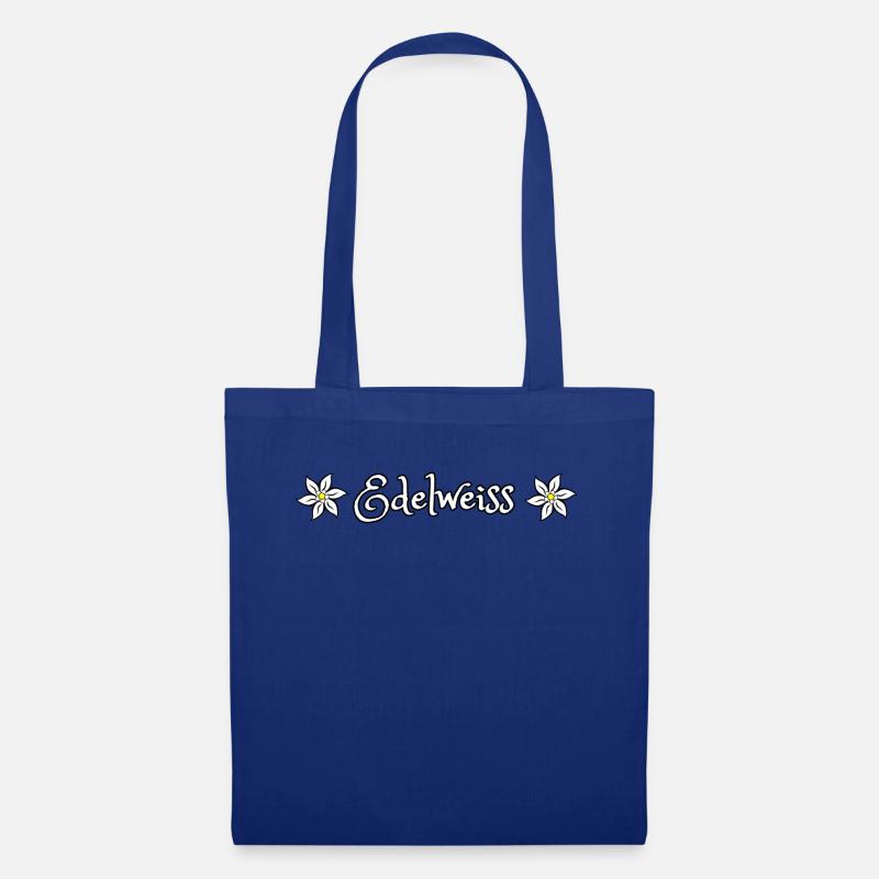 Edelweiss - Stoffbeutel - Royalblau