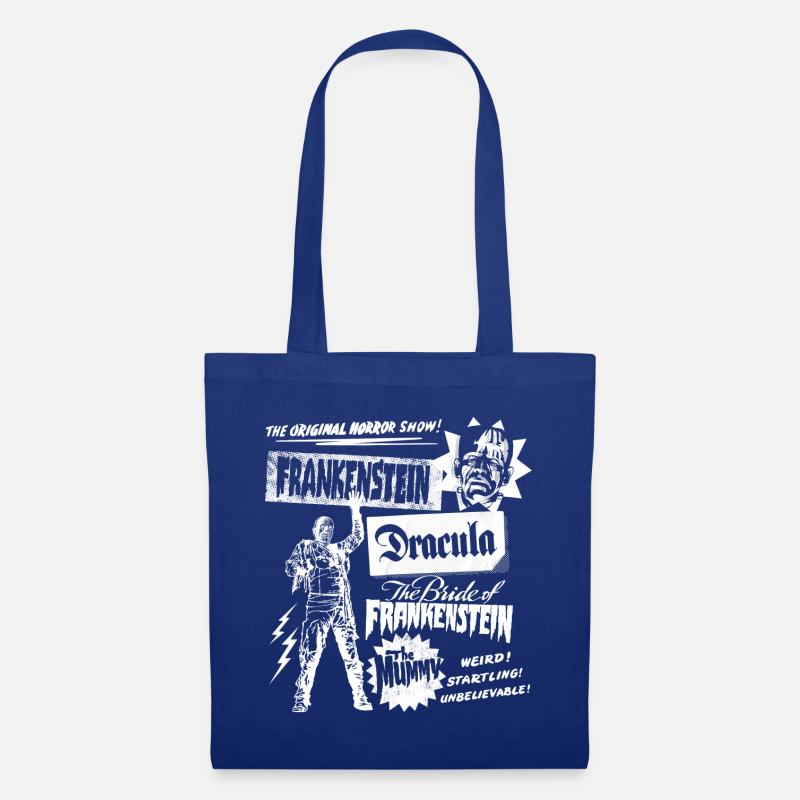 Universal Monsters The Original Horror Show - Stoffbeutel - Royalblau