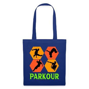 Parkour - Stoffbeutel - Royalblau - Vorne