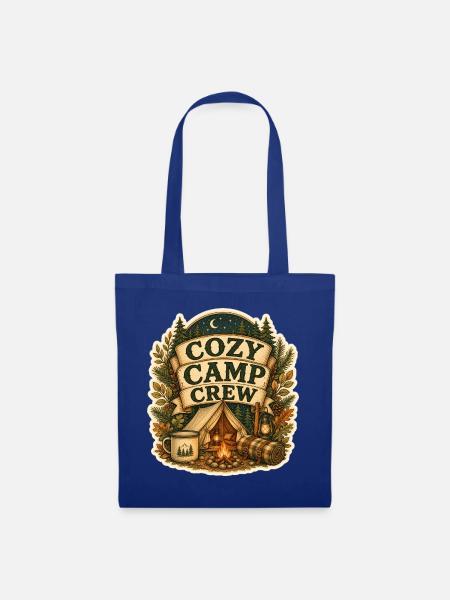 COZY CAMP CREW - Stoffbeutel - Royalblau