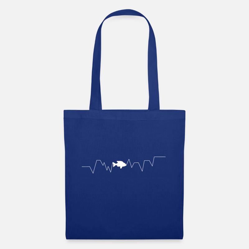 Fisch - Stoffbeutel - Royalblau