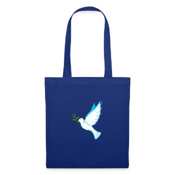 Dove of Peace - Tote Bag - royal blue - Front