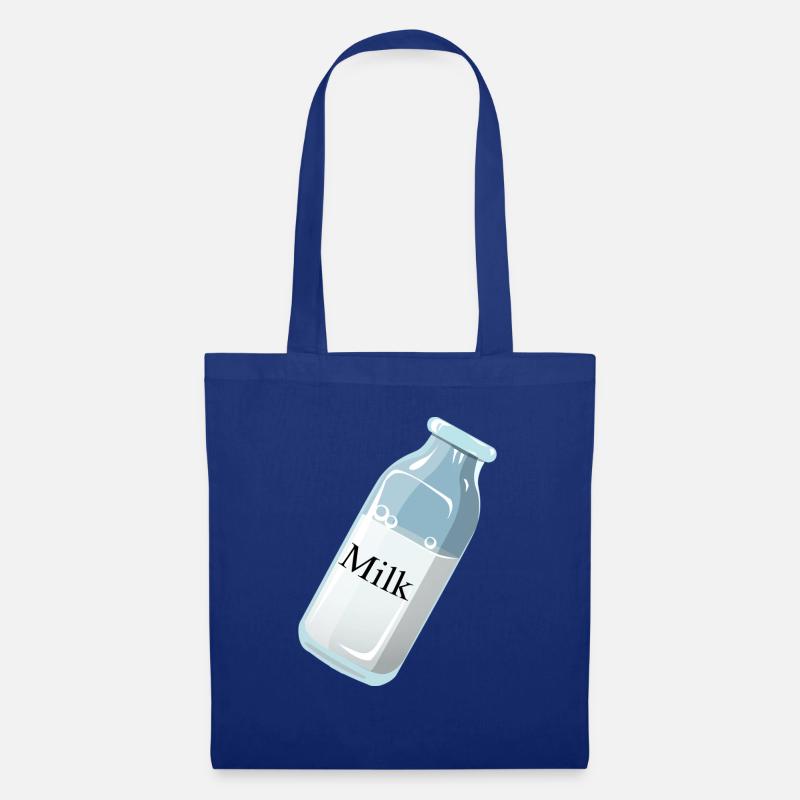 Milch - Stoffbeutel - Royalblau