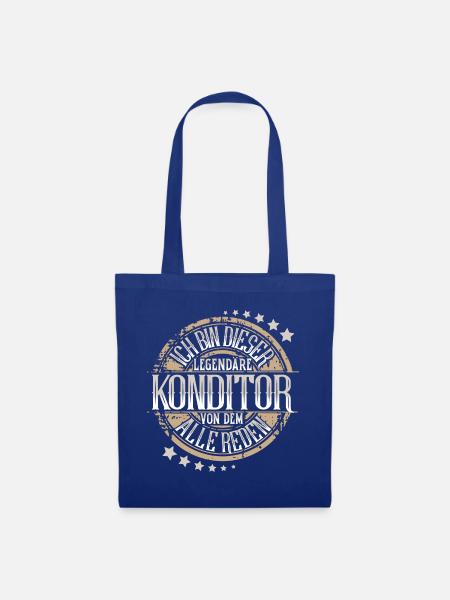 Konditor - Stoffbeutel - Royalblau