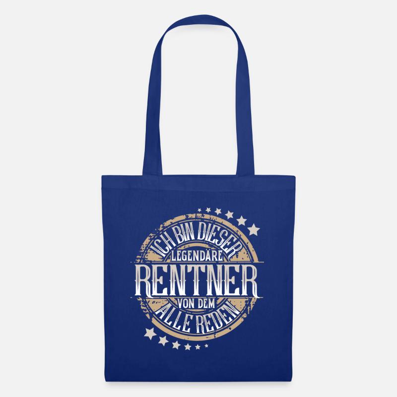 Rentner - Stoffbeutel - Royalblau