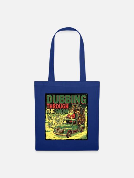 Dub Reggae Weihnachtsmann - Stoffbeutel - Royalblau