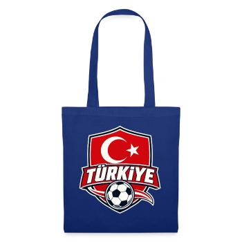 Türkei Fußball - Stoffbeutel - Royalblau - Vorne