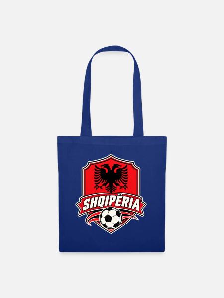 Albanien Fußball - Stoffbeutel - Royalblau