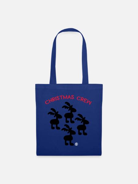 Weihnachten - Stoffbeutel - Royalblau