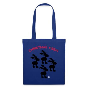 Christmas Crew - Stoffbeutel - Royalblau - Vorne