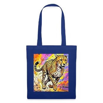 Gepard - Stoffbeutel - Royalblau - Vorne