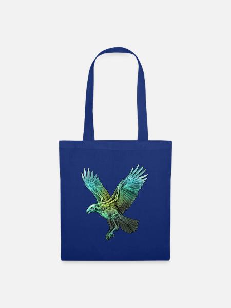 Röntgen Adler - Stoffbeutel - Royalblau